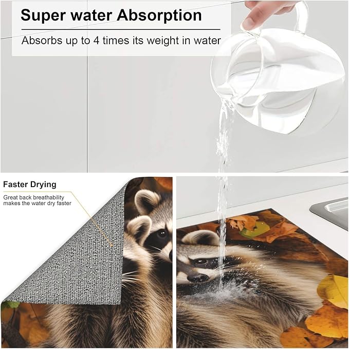 Autumn Leaf Brown Raccoons