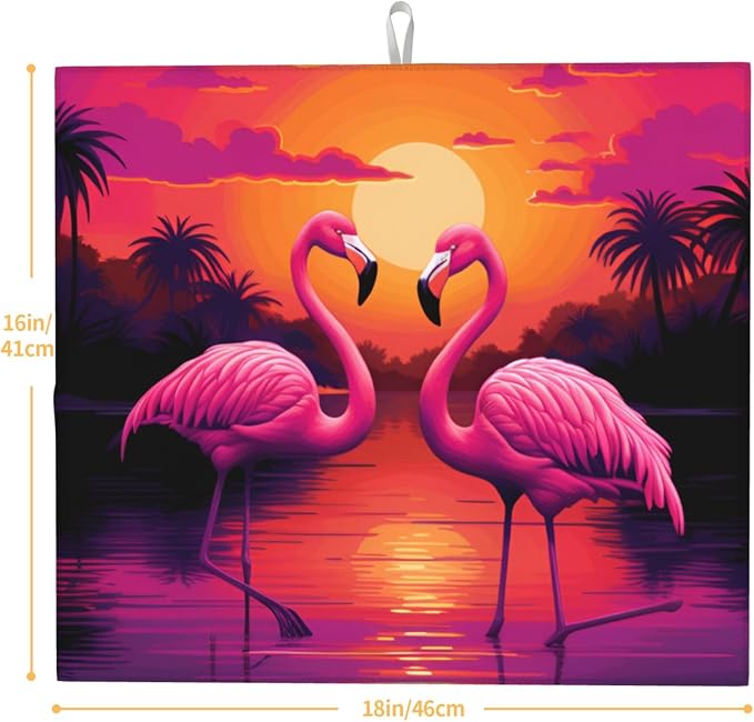 Pink Flamingo Sunset