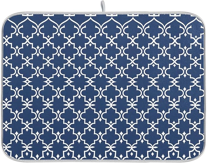 Navy Blue Moroccan Mandala