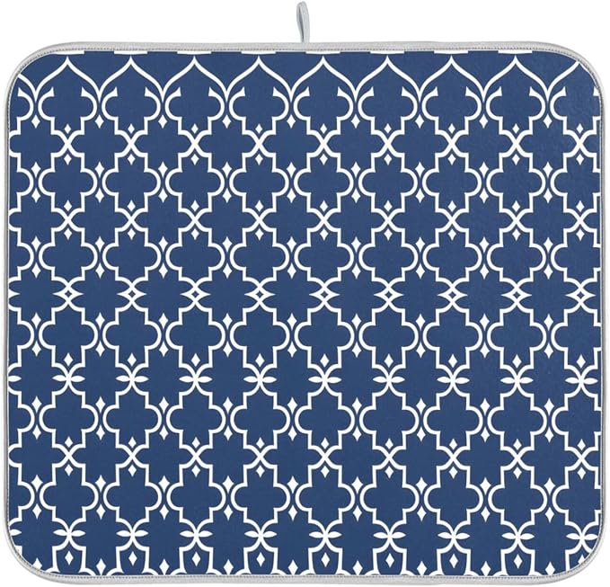 Navy Blue Moroccan Mandala