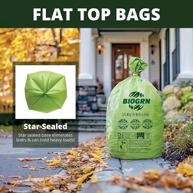 64Gallon, Flat Top, 12 Count