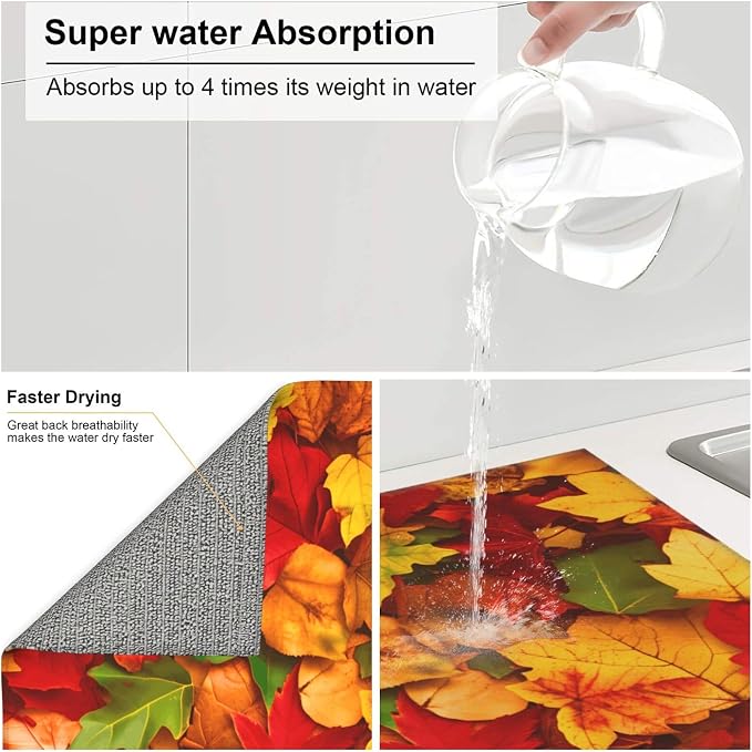 Watercolor Autumn Maple Leaves