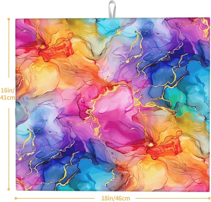Rainbow Gold Marble