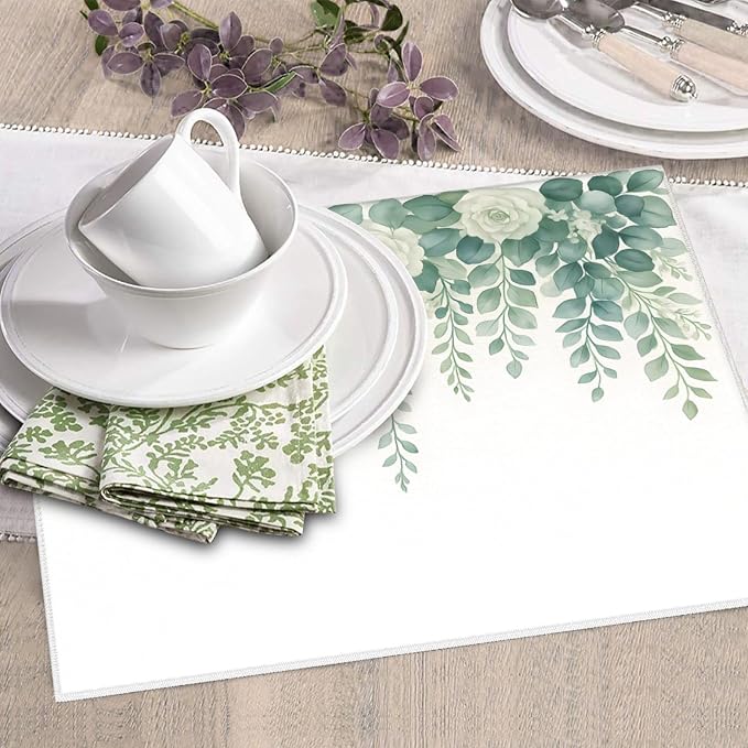 Green Eucalyptus Leaf Floral