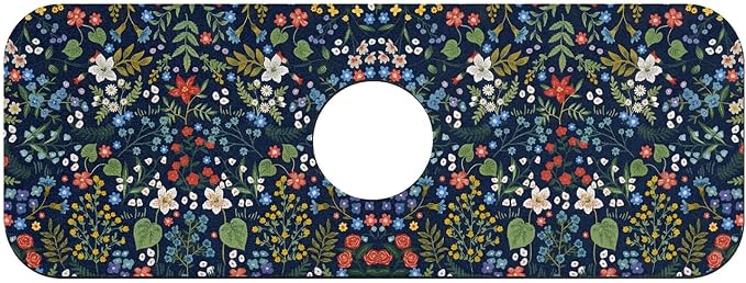Vintage Wildflower Navy Multi
