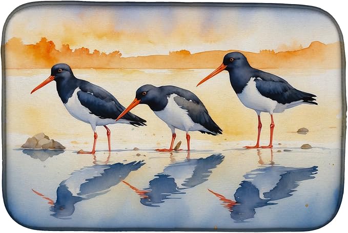 Oystercatchers Foraging 7522