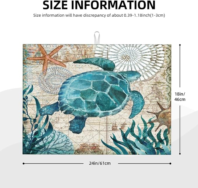 Ocean Theme Sea Turtle Seahorse Whale Octopus