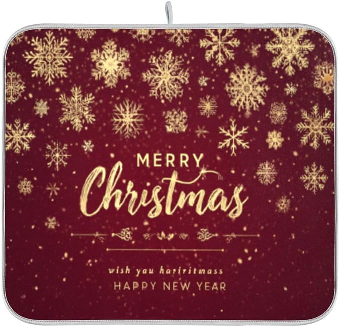 golden snowflakes merry christmas
