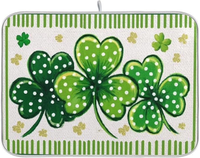 patrick day green leaves