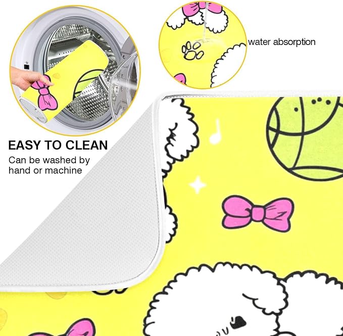 Dogs Paws Tennis Yellow