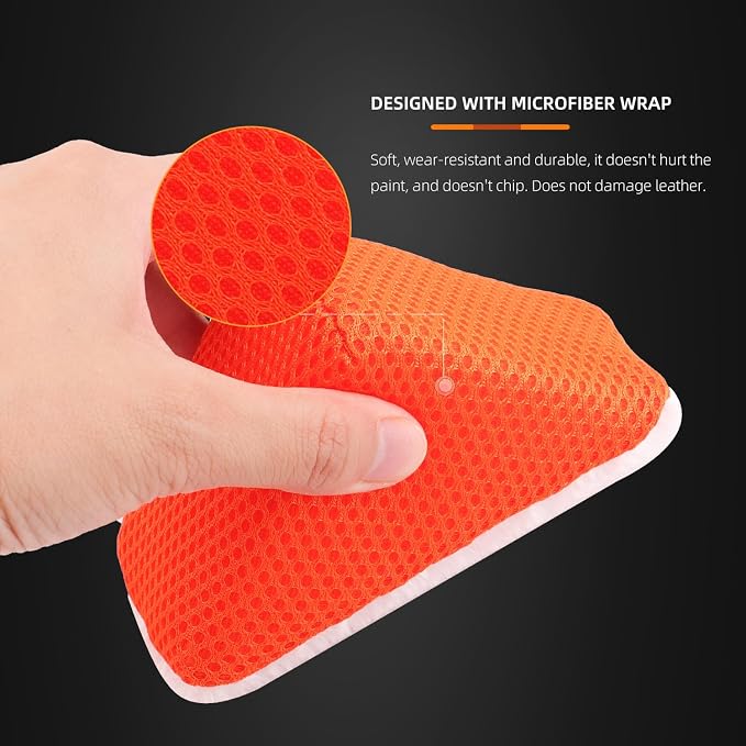 10pcs Car Interior Scrubbing Sponge