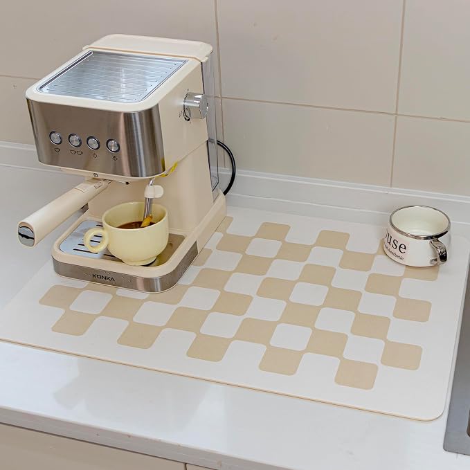 Beige Checkered