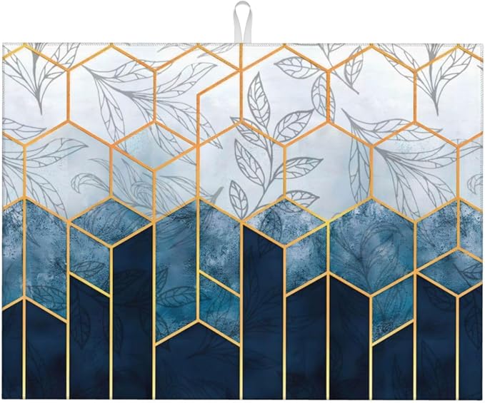 Blue Marble Texture Leaves