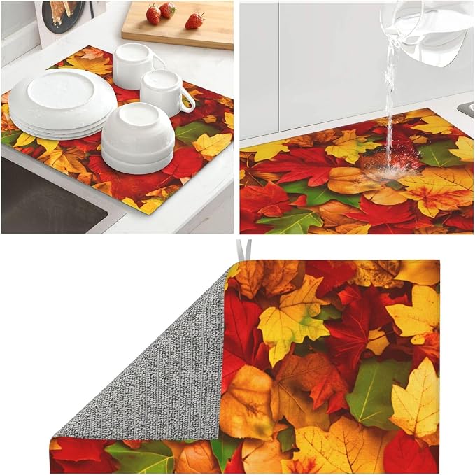 Watercolor Autumn Maple Leaves