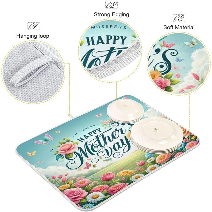 Happy Mother's Day Flower Butterfly