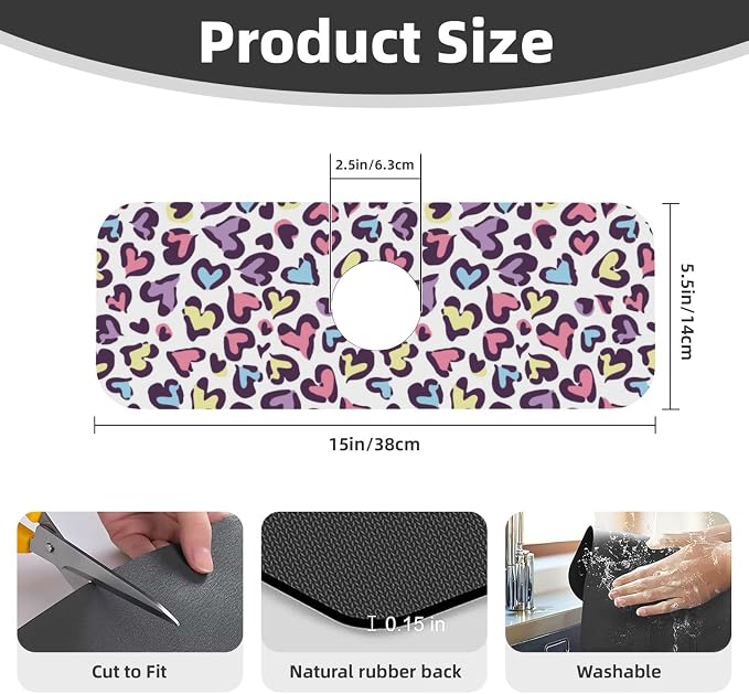 Heart Leopard Colorful
