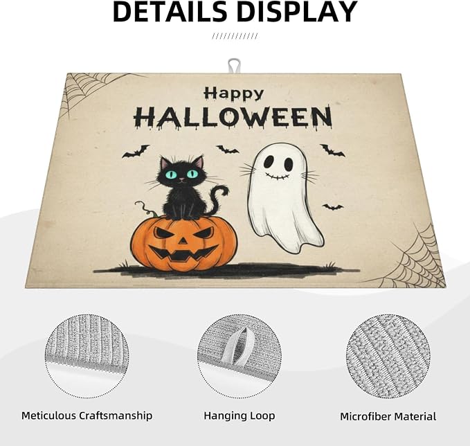 Happy Halloween Cat Pumpkin Ghost 6