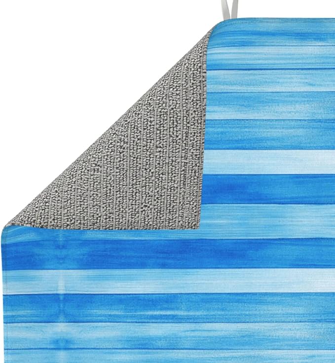 Ombre Blue Wood Grain