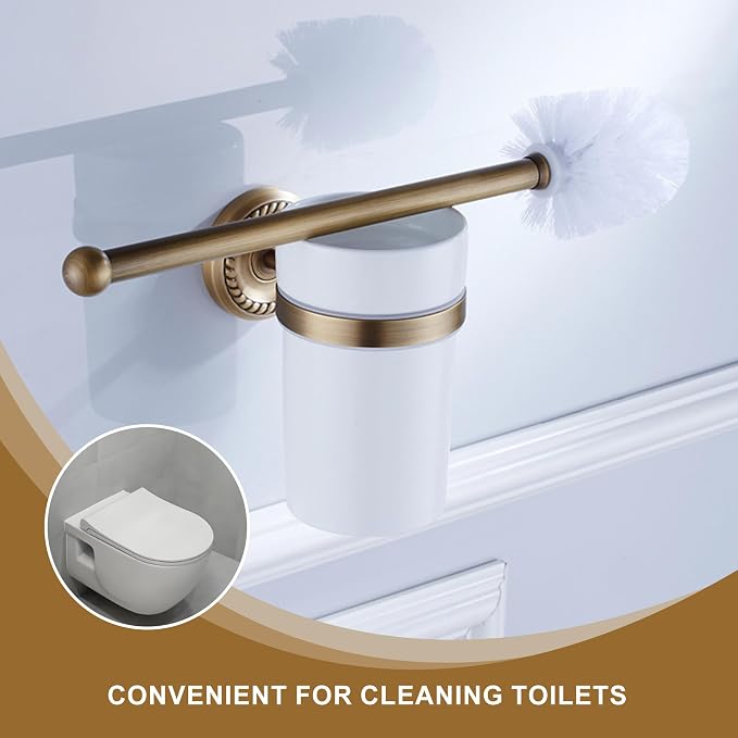 Toilet Brushed Holder Set