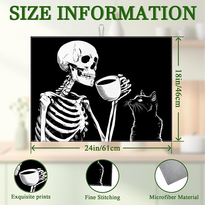 Skeleton Coffee Cat