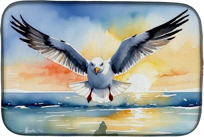 Gull Flying Low 7517