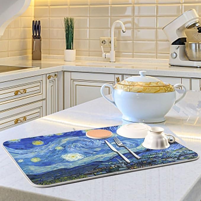 Van Gogh's Starry Sky Blue