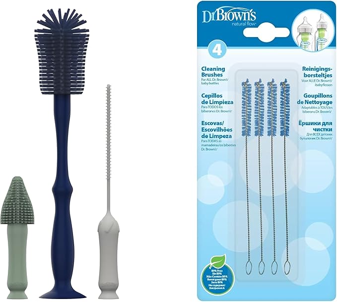 Silicone Brush Set + Vent Brush 4-pack