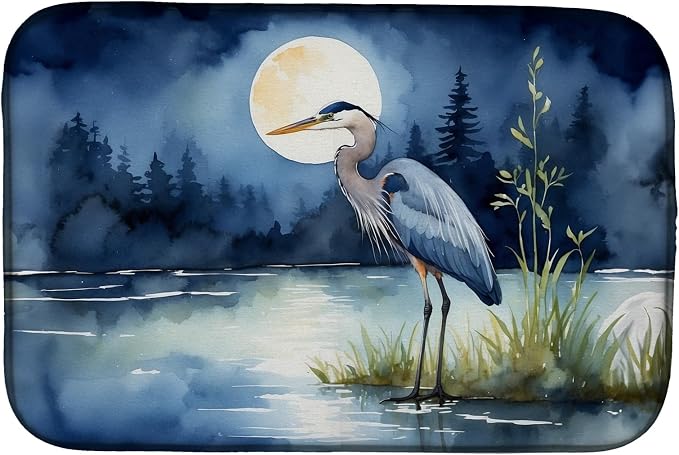 Blue Heron Moonlight 7493