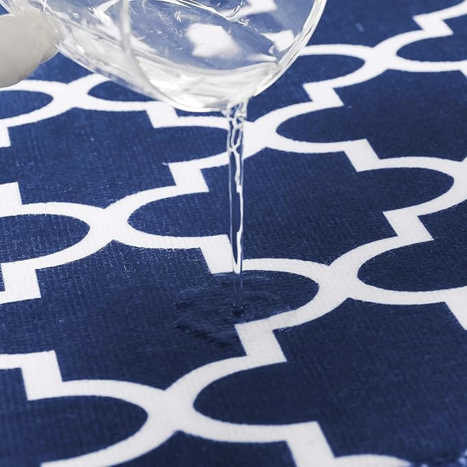 blue white