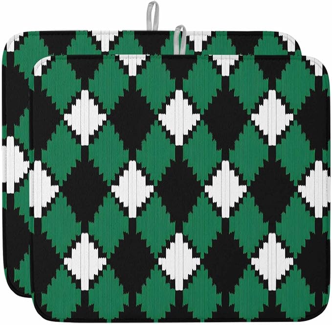 Green Black White