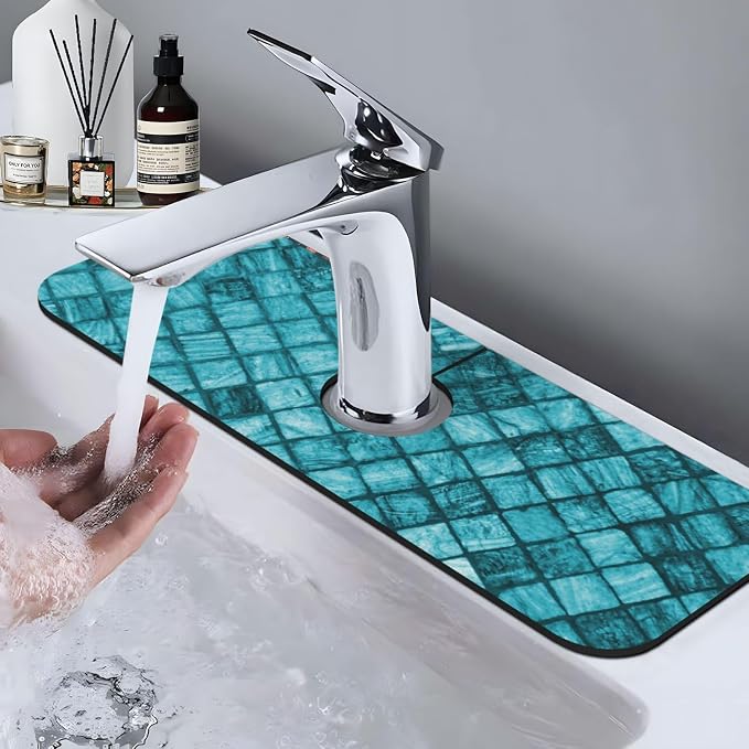 Cyan Square Marble