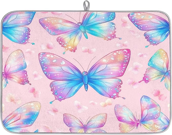Colorful Butterflies Pink