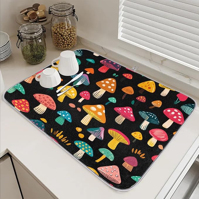 Colorful Cute Mushrooms