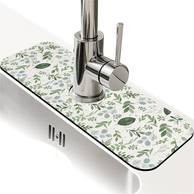 Modern Greenery Sage White