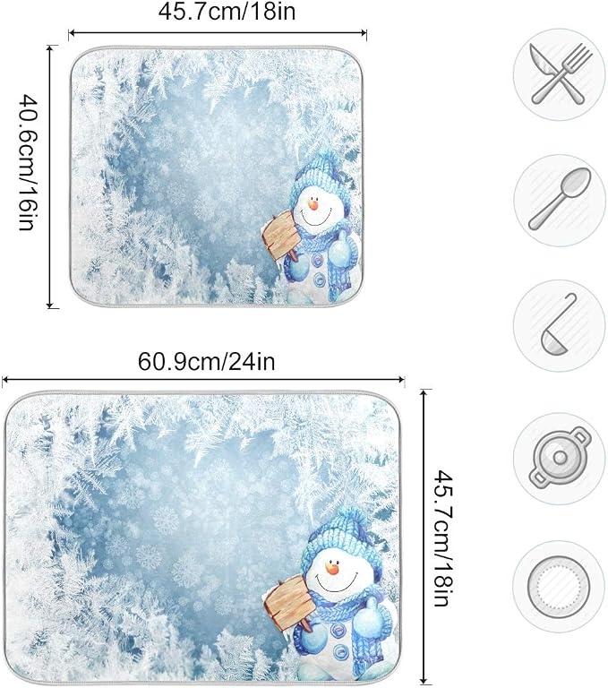 Blue Snowman