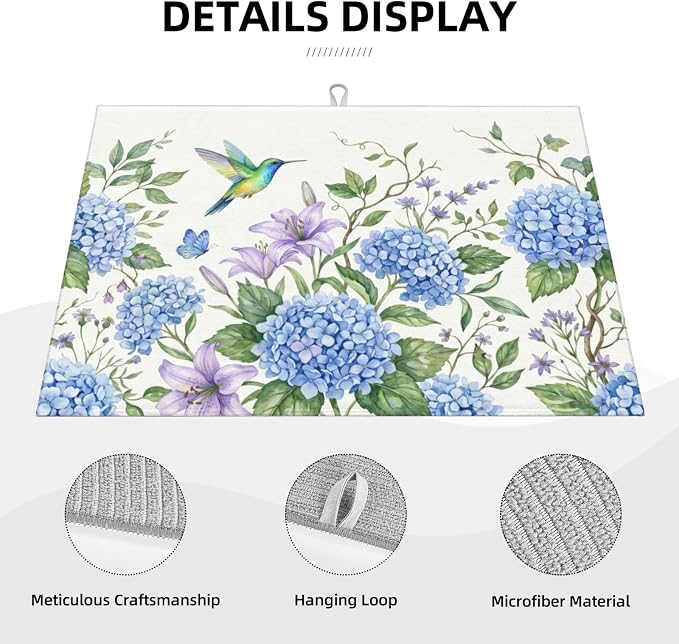 Elegant Hummingbird Floral