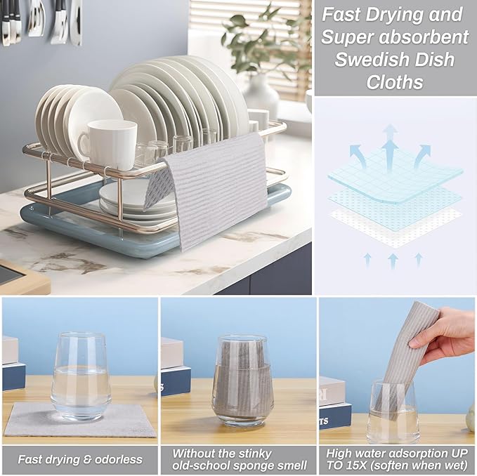 Swedish Dish Cloths Grey