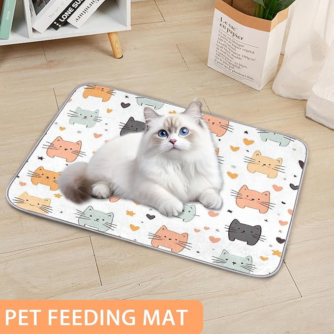 Cute Cartoon Cat With Hearts
