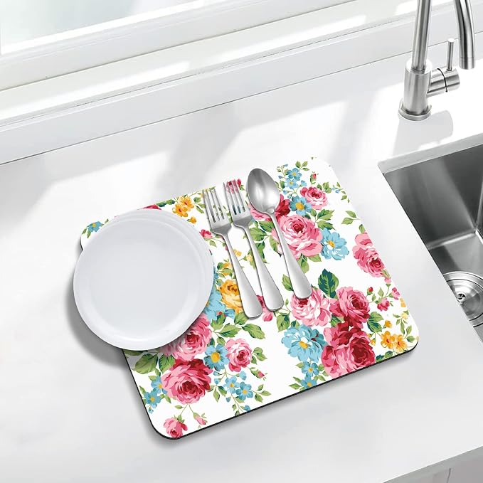 Pink Red Roses Floral