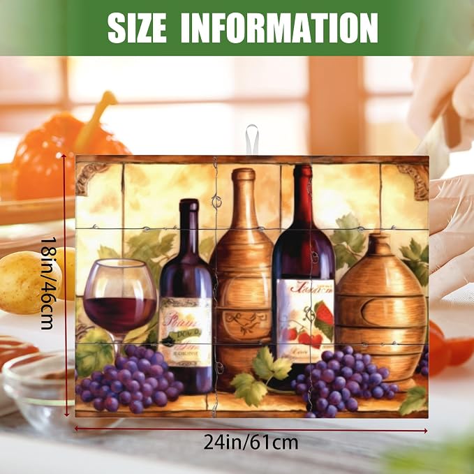 Wine Bottle Tile Mural