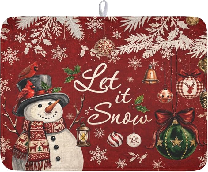 Christmas-red snow