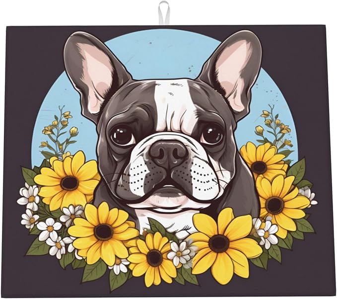 Bulldog Yellow Daisy White Flowers