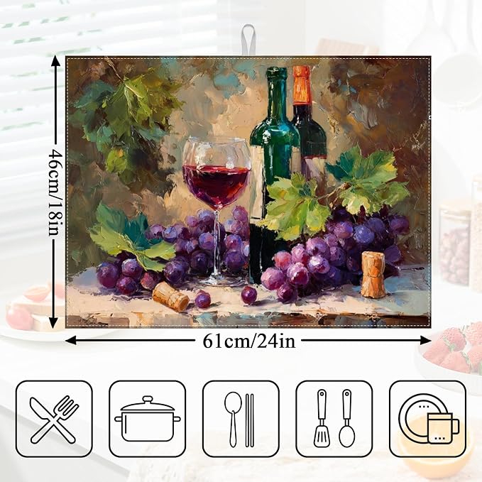 Wine Bottle Grapes
