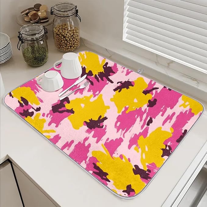 Pink Yellow Print