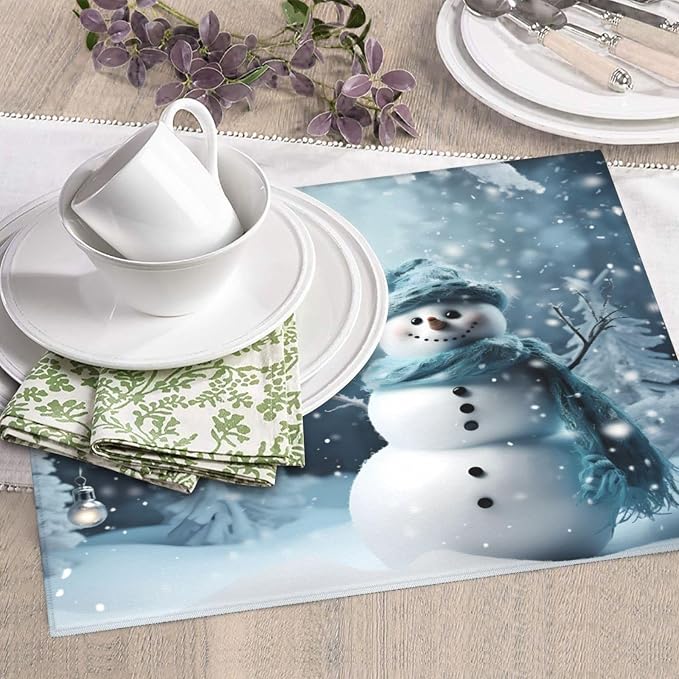 Christmas Snowflake Snowman