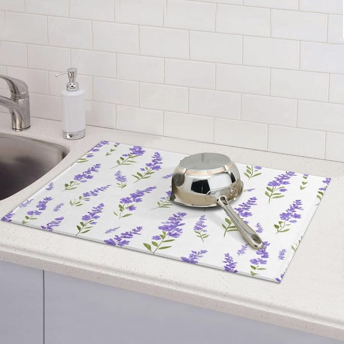 Lavender White Pattern