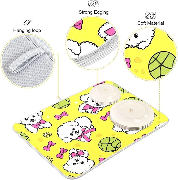 Dogs Paws Tennis Yellow