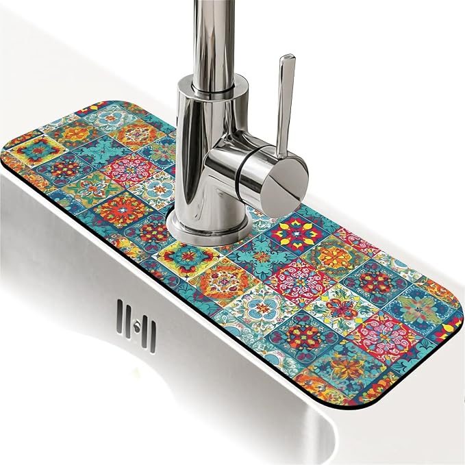 Retro mosaic bohemian style