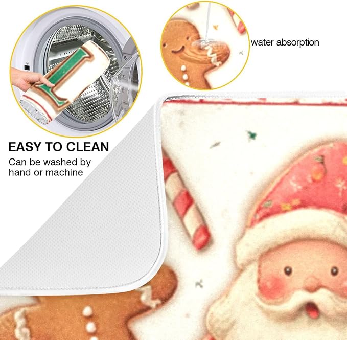 santa claus, a gingerbread man