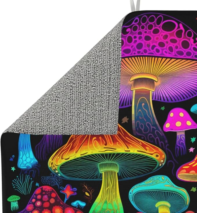 Trippy Neon Shroom Mushroom